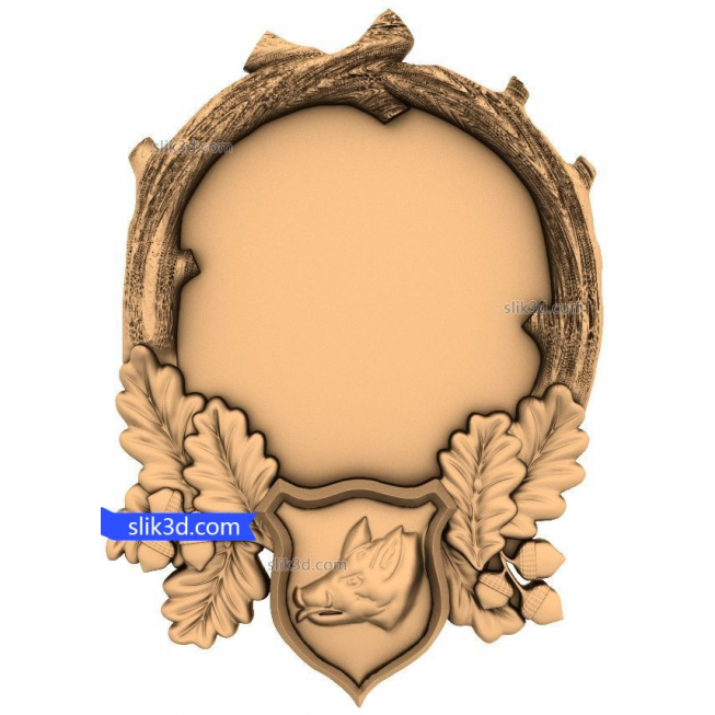 Frame "Frame #83" | STL - 3D model for CNC