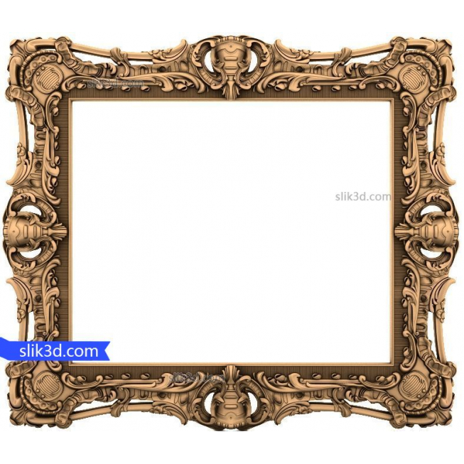 Frame "Frame #115" | STL - 3D model for CNC