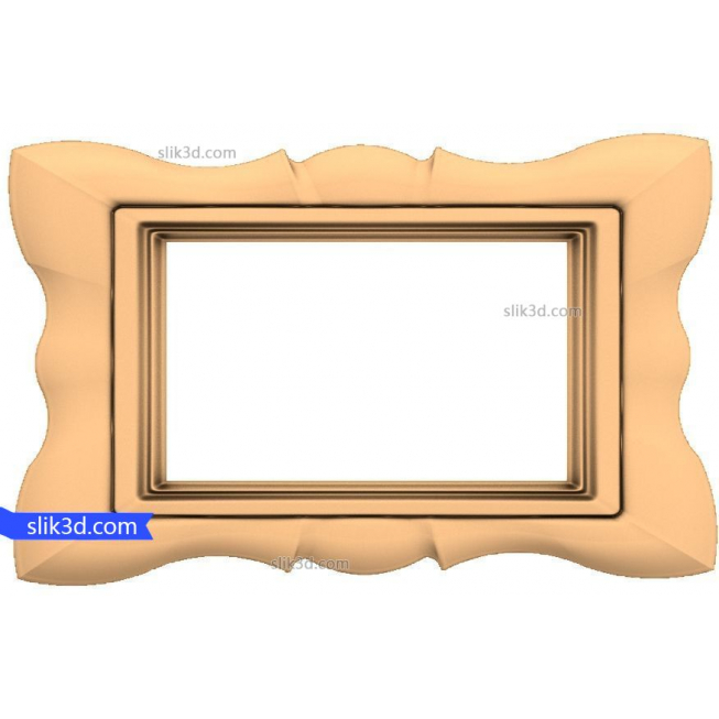 Frame "Frame #130" | STL - 3D model for CNC