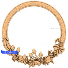 Floral Elegance Ring Frame
