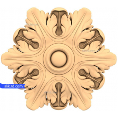 Rosette mit floraler Eleganz