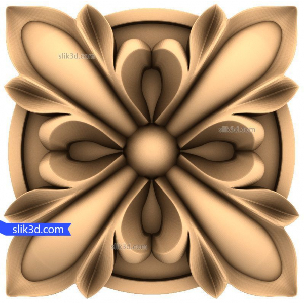 CNC용 Floral Harmony 3D STL 모델 CNC용 Floral Harmony 3D STL 모델