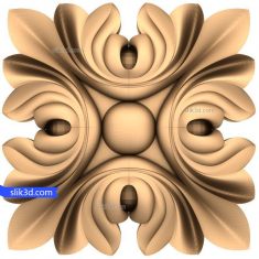 Rosette mit floraler Eleganz