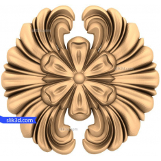 Floral Majesty 3D Relief