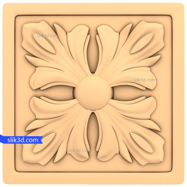 Floral Harmony 3D STL-model til CNC Floral Harmony 3D STL-model til CNC