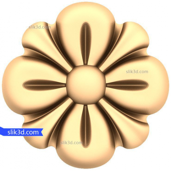 Exquisite Floral Harmony 3D CNC Model