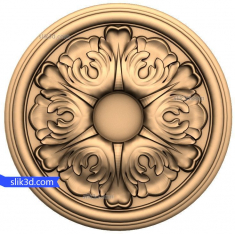 Elegant Acanthus Medallion
