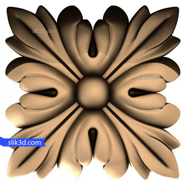 Rosette "Rosette #84" | STL - 3D model for CNC