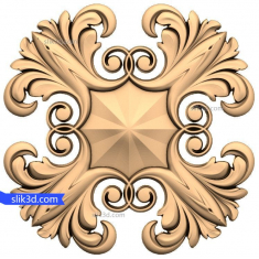 Barok çiçəkli emblem