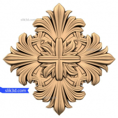Floral Cross Elegance