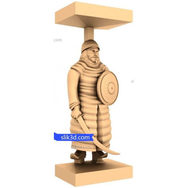 Guard of Antiquity 3D STL Model for CNC Guard of Antiquity 3D STL Model for CNC