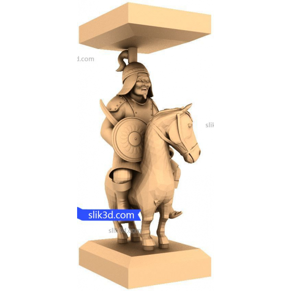 Warrior's Stand 3D STL Model for CNC Warrior's Stand 3D STL Model for CNC
