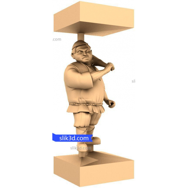 דגם Herkul 3D STL תומך להדפסת CNC ותלת מימד דגם Herkul 3D STL תומך להדפסת CNC ותלת מימד