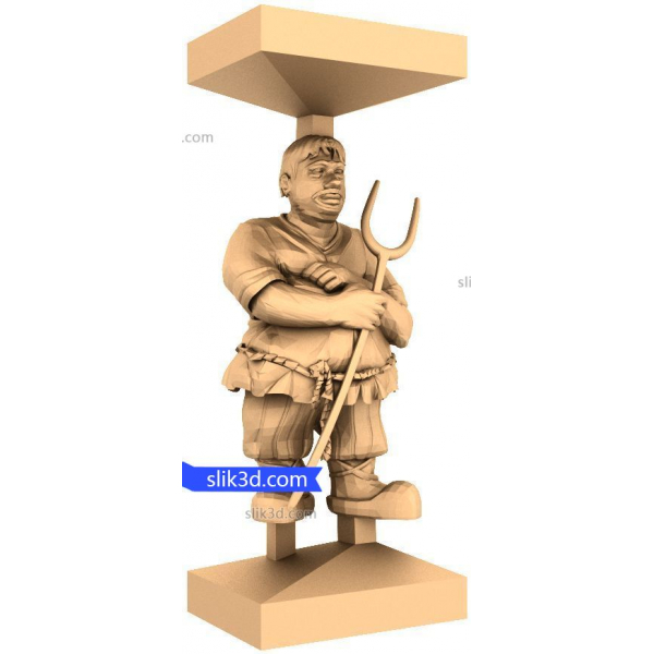 Guardian of the Harvest - 3D-model til CNC Guardian of the Harvest - 3D-model til CNC