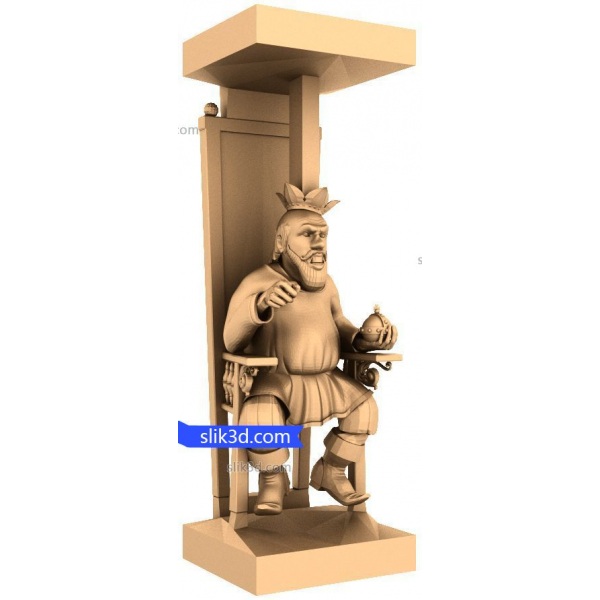 Sovereign's Throne 3D modell CNC-hez Sovereign's Throne 3D modell CNC-hez