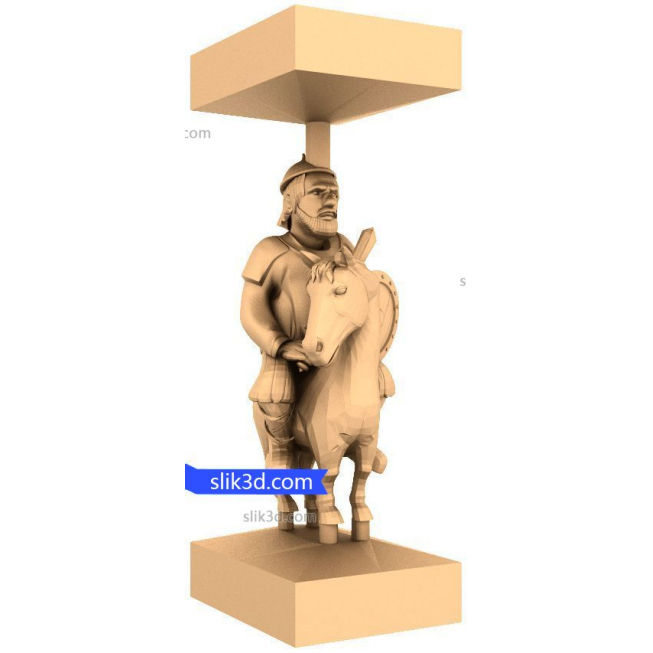 Rusichi "Horse #2" | STL - 3D model for CNC