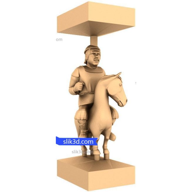 Rusichi "Horse #1" | STL - 3D model for CNC