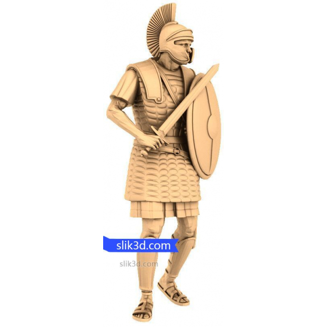 Romans "#2" | STL - 3D model for CNC