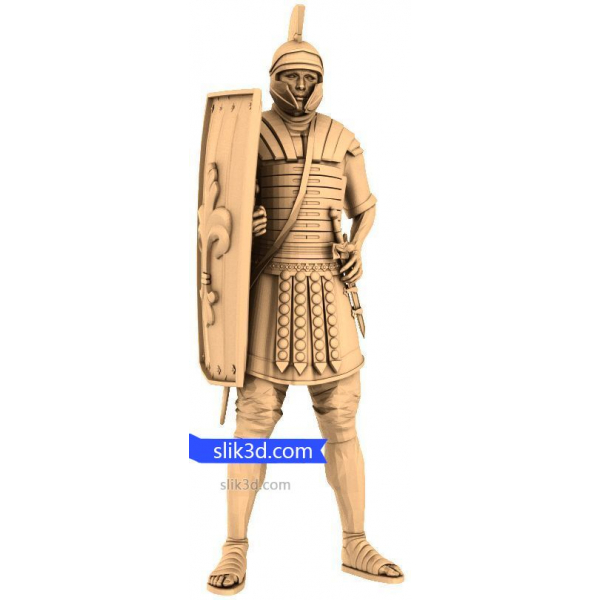 Tapferer Gladiator STL-Modell