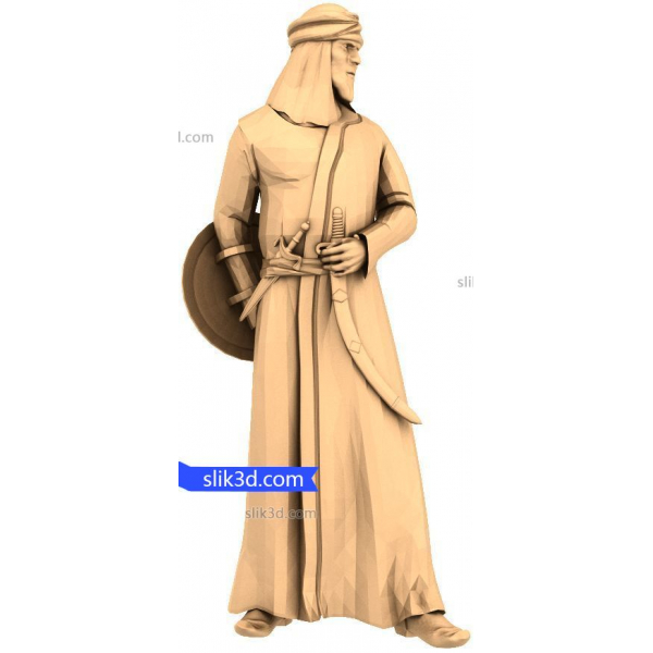 Desert Warrior 3D STL-Modell für CNC und 3D-Druck Desert Warrior 3D STL-Modell für CNC und 3D-Druck