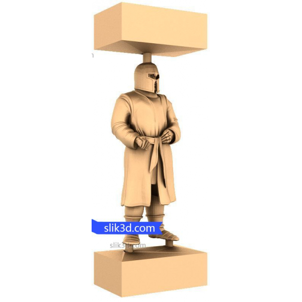 Guardian of Valor - 3D líkan fyrir CNC leið