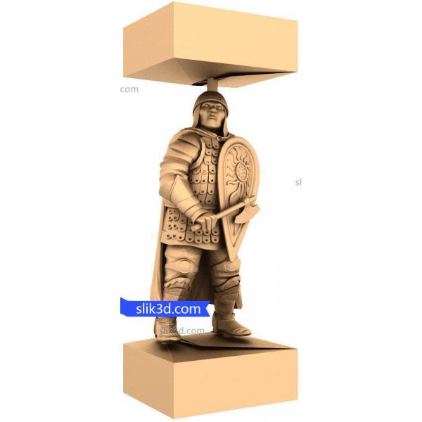 Guardian Warrior Relief - 3D STL Model for CNC Guardian Warrior Relief - 3D STL Model for CNC
