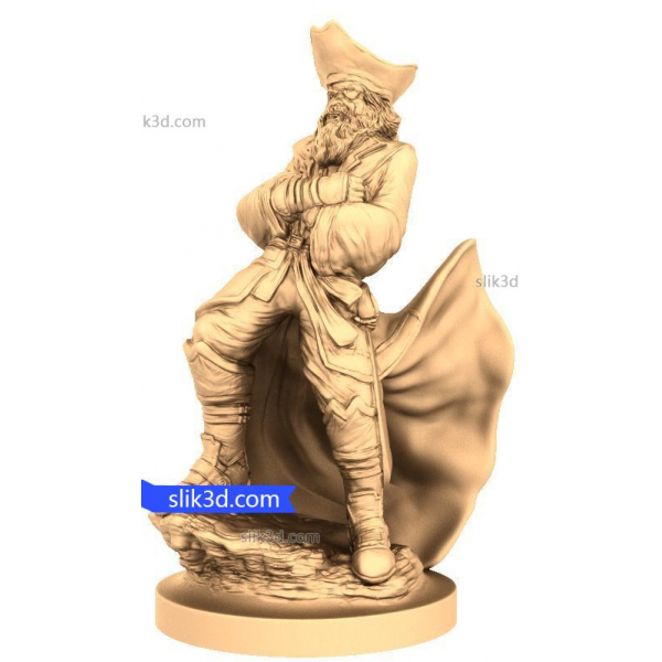 Captain's Stance 3D Model for CNC Captain's Stance 3D Model for CNC