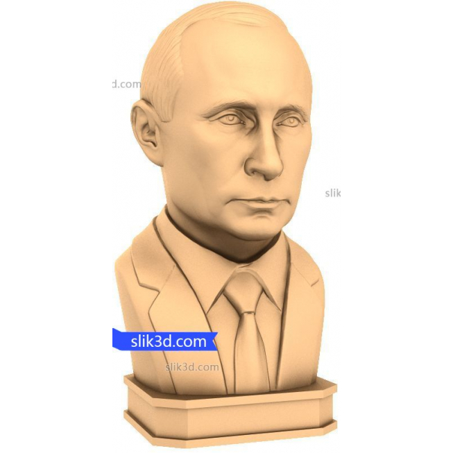 Statuette "Vladimir Vladimirovich Putin #3" | STL - 3D model for CNC