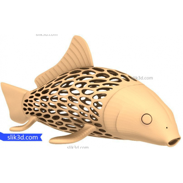 Golden Fish Guardian 3D STL Modell für CNC und Holzbearbeitung Golden Fish Guardian 3D STL Modell für CNC und Holzbearbeitung