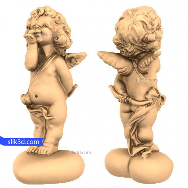Cherubic تعجب 3D مدل برای CNC و چاپ 3D Cherubic تعجب 3D مدل برای CNC و چاپ 3D