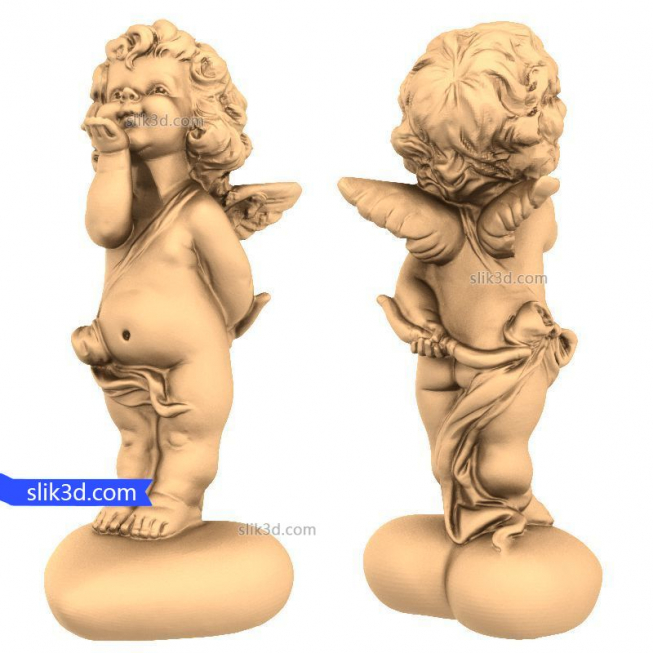 Figurine "angel Cupid (1)" | STL - 3D model for CNC