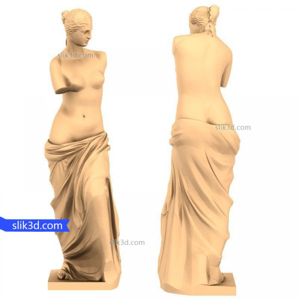 Venus De Milo 3D model u STL za CNC i štampanje