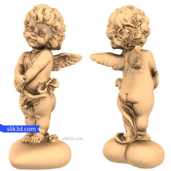 Figurine "angel Cupid (2)" | STL - 3D model for CNC