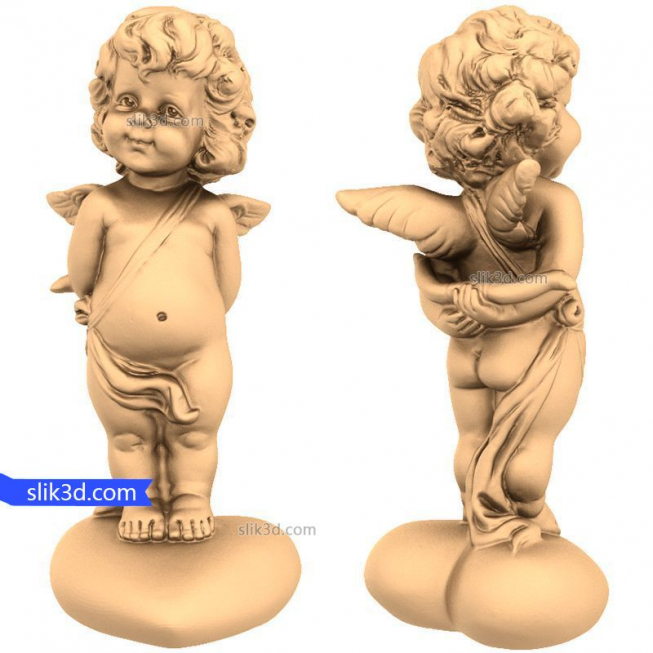 Figurine "angel Cupid (4)" | STL - 3D model for CNC