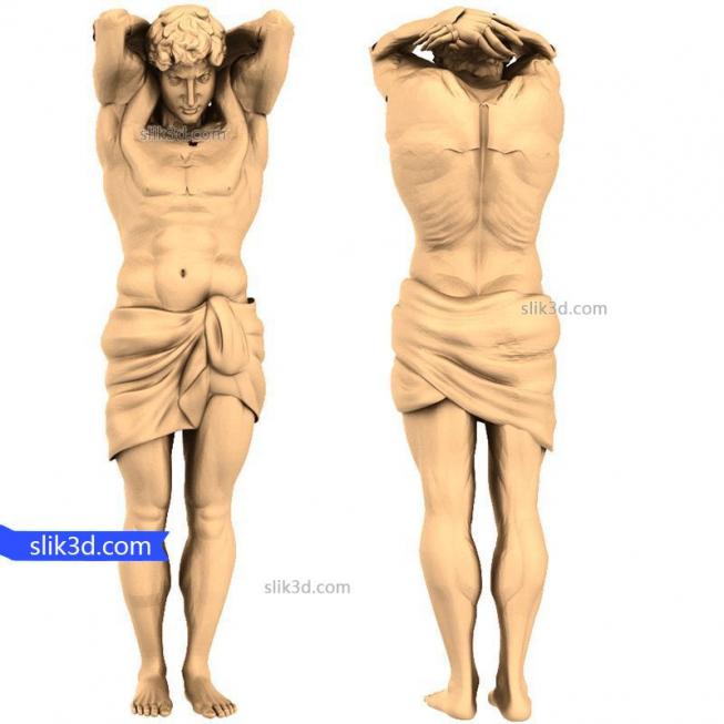 Statue "Atlas" | STL - 3D model for CNC