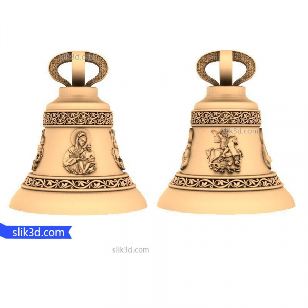 Modello STL 3D di campana decorativa per fresatura CNC Modello STL 3D di campana decorativa per fresatura CNC